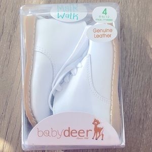 Baby Deer Brand New Leather Traditional Baby Walker Shoes